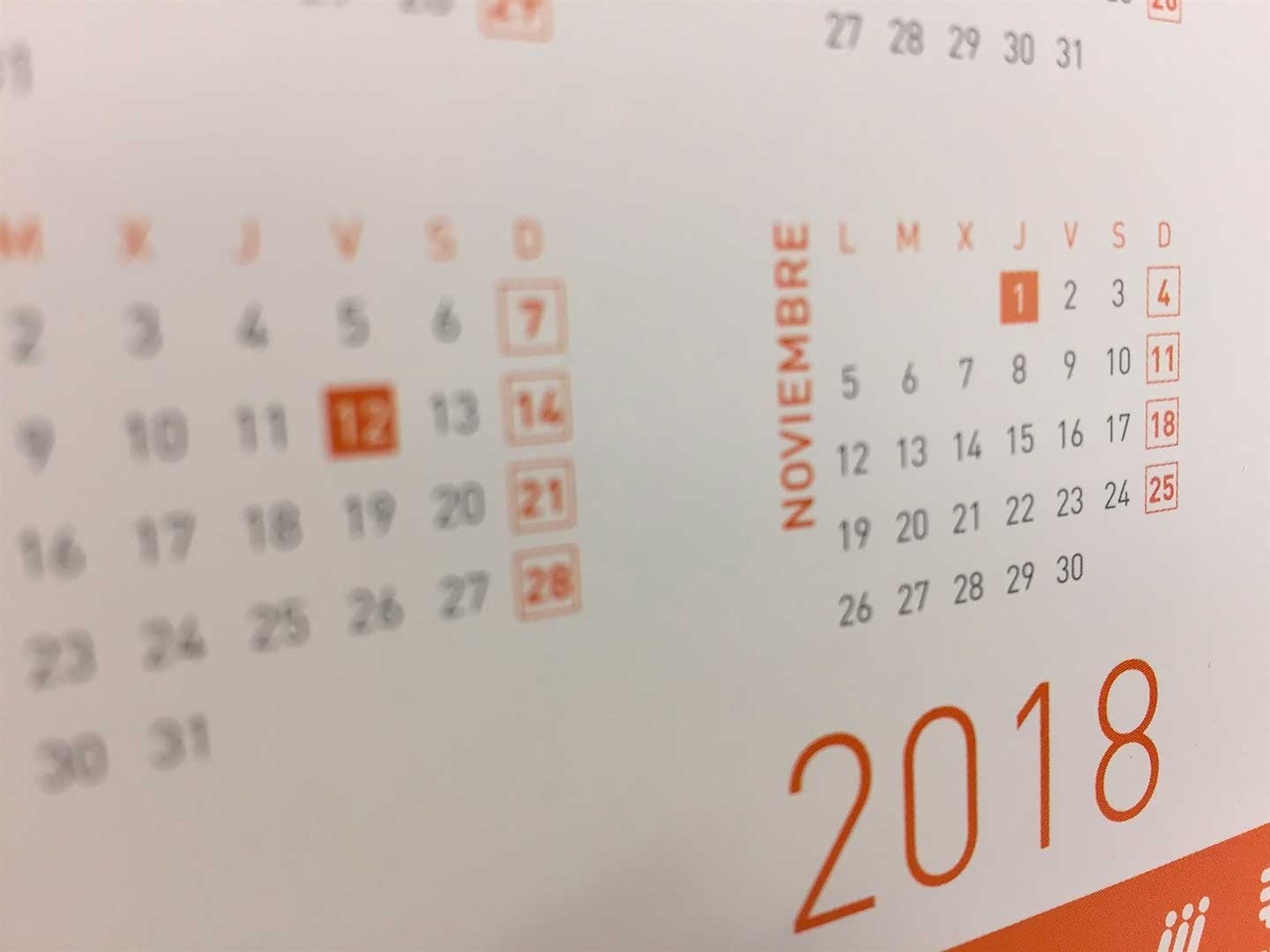 calendari personalizzati